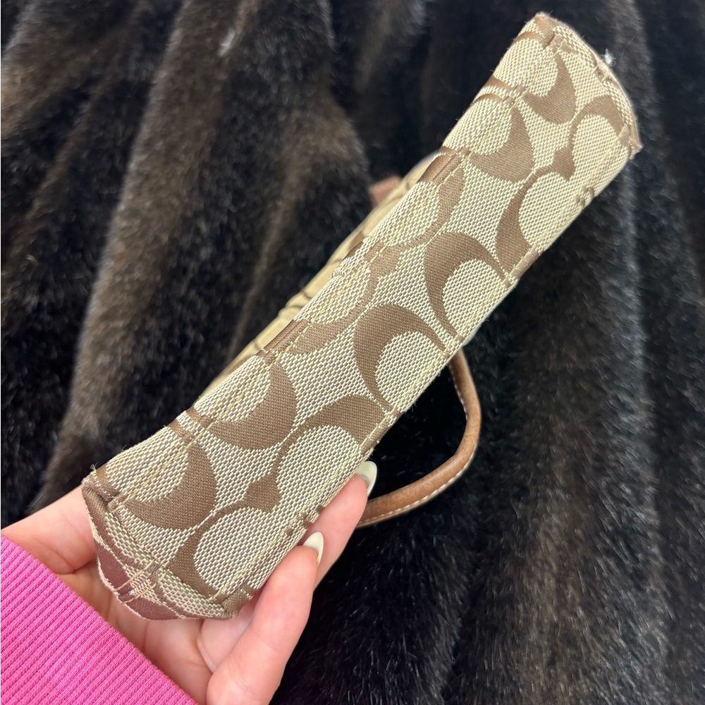 Coach Signature Sufflette Cloth Mini Bag - Picture 6 of 7